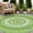 Green, variant on Edlbaegy Round Outdoor Rugs for Patios 5ft Boho Plastic Outdoor Rug Waterproof Lightweight Portable Outdoor Carpet for Patio Backyard Porch