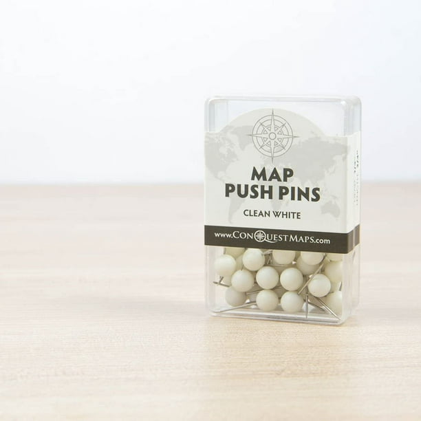 Jam Paper Colorful Push Pins - Black Pushpins - 100/Pack