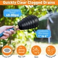 thumbnail image 6 of Drain Bladder Kit,3 PCS Drain Cleaning Bladders Fits 1 to 6 Drain Pipe, Unclogs Stubborn Blockages in Main Drain & Sewer, 6 of 7