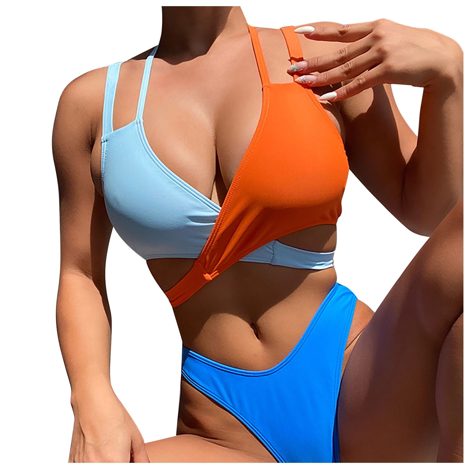 3 piece velvet bikini set #brownbikini #bikini #beachwear #summervibes