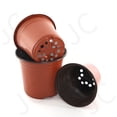 thumbnail image 1 of Maceta de vivero de plantas de plástico pequeño de 4 "/macetas (100 uds) plántulas contenedor de plantas de flores macetas de inicio de semillas, 1 of 5