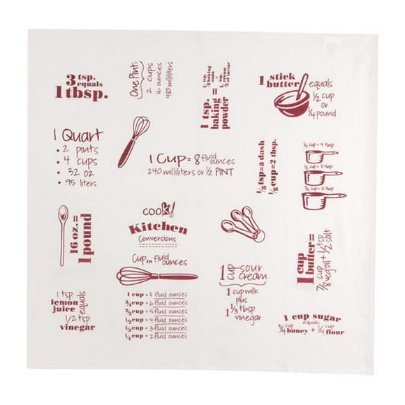 Kay Dee 6661961 Marsala Cotton Flour Sack Towel - Pack of 6