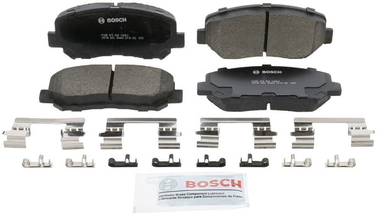 Bosch BC1640 QuietCast Premium Ceramic Disc Brake Pad Set For 2015-2017 Chrysler 200; 2013-2016 Dodge Dart; 2014-2017 Jeep Cherokee; Front