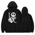 thumbnail image 3 of FUNIER Men & Women Hoodie Red Sweatshirt Nightmare before Christmas Print Cotton XXS-5XL Full Size Unisex Winter Sweater,Black, 3 of 5