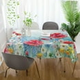 thumbnail image 6 of Wildflowers Rectangle Tablecloth Waterproof Polyester Table Clothative Stain Resistant & Wrinkle Resistant Washable Table Cover for Dining Table/Party/Camping 60x90 Inch Decor Gift, 6 of 7
