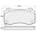 thumbnail image 2 of Centric Parts 104.11490 Semi-Metallic Disc Brake Pad Set, 2 of 4