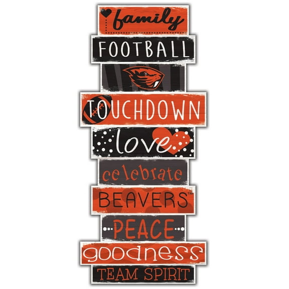 Oregon State Beavers 5'' x 24'' Celebrations Stack Sign