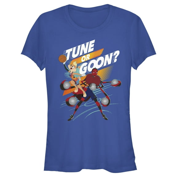 Junior's Space Jam: A New Legacy Tune or Goon? Graphic Tee Royal Blue Medium