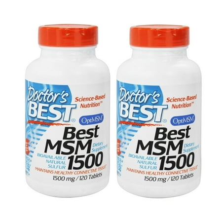 Doctor's Best - Best MSM 1500, 1500 mg, 120 Tablets, 2