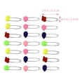 thumbnail image 3 of LOVEVER 50pcs Diaper Pin Baby Safety Pin Plastic Cloth Diaper Pin Colorful Nappy Pin, 3 of 9