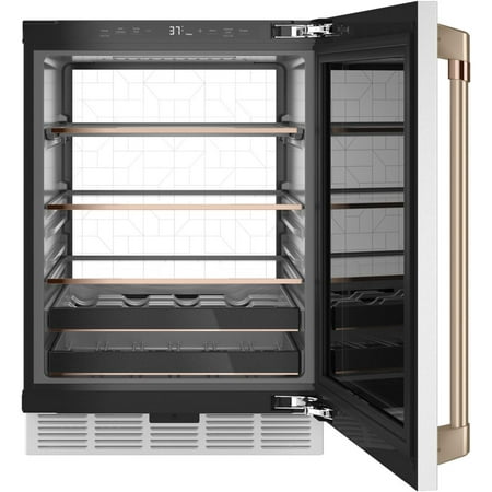 Café - 14-Bottle 126-Can Built-In Beverage Center with WiFi - Matte White