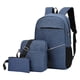 thumbnail image 1 of Fiudx Mochila Elegante, Diseño Duradero de Tres Piezas, Correas de Hombro Ajustables, Amplios Compartimentos, Ideal para Viajes Escolares Al Aire Libre, Ideal para Parejas de Estudiantes Universitari, 1 of 3