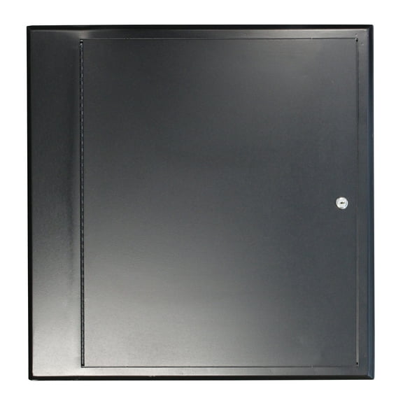 Atlas Soundolier Recessed Tilt-Out A/V Equipment Rack, 24-Inch, Black