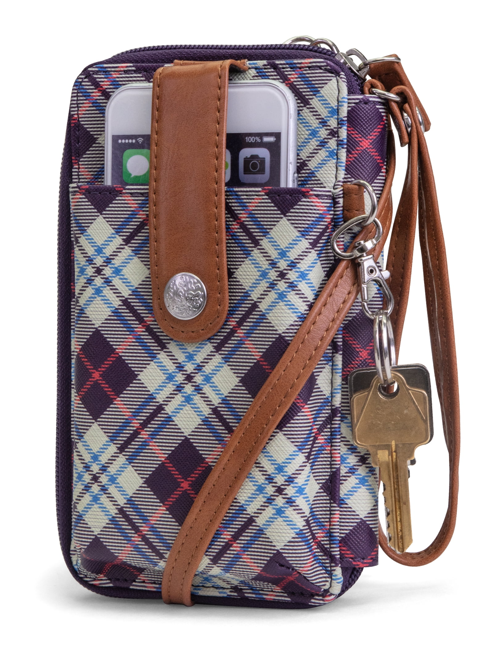 rfid crossbody cell phone purse