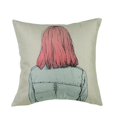 thumbnail image 1 of Funda de almohada de vellón artística para el hogar y el automóvil, 45 x 45 cm, diseño moderno, sin relleno, estilo n.º 5, 1 of 3