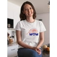 thumbnail image 2 of An All American Mom T-Shirt Women -Image by Shutterstock, Female x-Large, 2 of 4