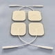 thumbnail image 5 of Tens Electrode Pads Replacement Massager Pads Self-adhesive Reusable For Physiotherapy Body Therapy, 5 of 5