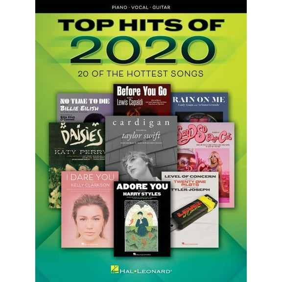 Top Hits of 2020: 20 of the Hottest Songs Arranged for Piano/Vocal/Guitar, (Paperback)