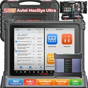 Autel MaxiSys Ultra Car Diagnostic Scan Tool Intelligent Scan with 5-in-1 VCMI, J2534 ECU Programming, 40+ Services, Topology Map