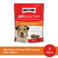 MilkBone Pill Pouches, Chicken Dog Treats for Medicine, 6 oz (Pack of
