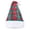 EO45_Green, variant on Lumtrix Christmas Plaid Santa Hat Xmas Men Women Plush White Snowflake Print Hat For Christmas New Year Holiday Party Green One Size