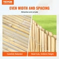 thumbnail image 2 of VEVOR Natural Bamboo Slat Screening, Eco-Friendly Privacy Bamboo Slat Fence, 3 ft H x 19.6 ft L Decorative Bamboo Screen Panel, for Garden, Backyard, Balcony, Patio, Pool Side, 2 of 9