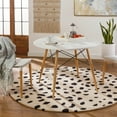 thumbnail image 2 of Artistic Weavers Stella Dalmatian 6' Round Area Rug, 2 of 4