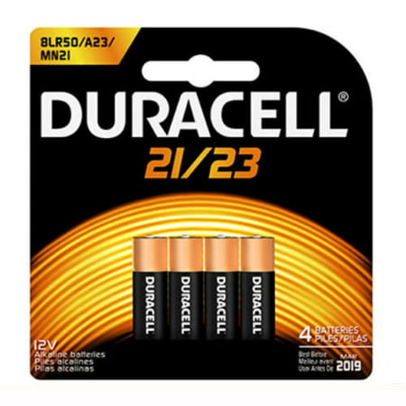 4 Pack Duracell A23 21/23 Batteries 12V 23A, A23BP, GP23, MN21, 23GA,