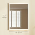 thumbnail image 3 of HOMCOM 22" x 30" Wall Bathroom Mirror for Home Decor, Vanity Mirror, 3 of 10