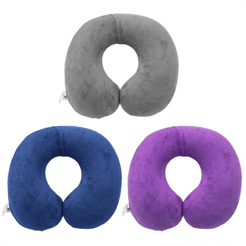 Walfront Inflatable Travel Pillow Ultra Comfortable U Walfront Inflatable Travel Pillow Ultra Comfortable U Shaped Neck For Comfort And Convenience In Washable Airplane Men Women