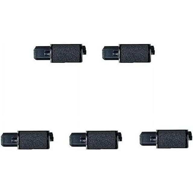 Paquete de 5 rodillos de tinta de repuesto compatibles con IR40 negro para calculadoras Canon CP-16, Canon P1-DH V y P1-DH III, NCR 151768.