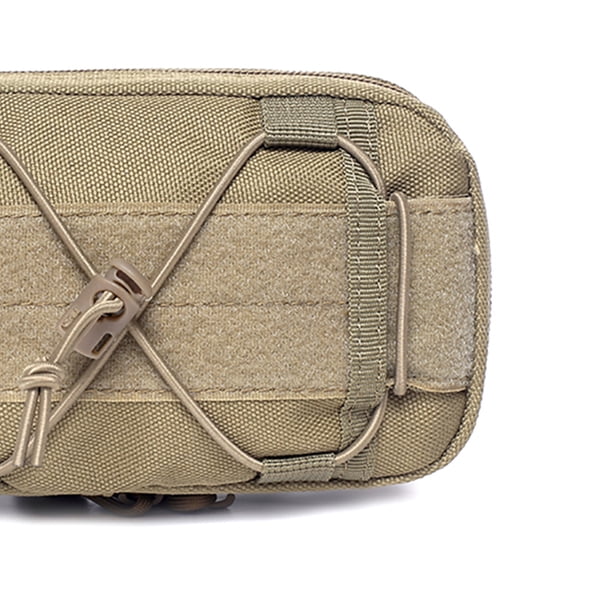Bolsa Molle Cinturón de tela Oxford 1000D Bolsa pequeña portátil para acampar al aire libre (barro) Likrtyny Para Estrenar