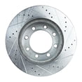 thumbnail image 4 of New Vented Brake Disc Compatible With Ford F-450 Super Duty XLT 8 Cyl 7.3L E-550 Super Duty Custom 8 Cyl 7.3L F-450 Super Duty Lariat 10 Cyl 6.8L 1999-2004 By 54077 145309 1066924, 4 of 6