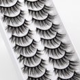 thumbnail image 4 of 10-Pair Eyelashes in 8D Dramatic Style, Wispy Cat Eye Volume Lashes Multipack, Reusable False Eyelashes for Makeup - I, 4 of 4