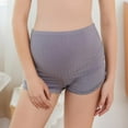 thumbnail image 4 of Women's Cotton Maternity Panties Soft & Seamless Pregnancy Boyshorts for Dress, Belly Support, Prevent Thigh Chaffing, 4 of 6