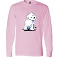 thumbnail image 3 of Inktastic Fluffybutt Westie Long Sleeve T-Shirt, 3 of 5