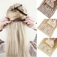 thumbnail image 5 of SEGO Invisible Tape Weft Clip in Human Hair Extensions Full Head Silky Straight Hair Extensions, 5 of 6