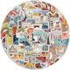 thumbnail image 2 of Calcomanías estéticas de grafiti Stickers World Travel, 100 unidades, 2 of 2