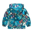 thumbnail image 4 of ATOGUTA Boys Coat Fashion Cute Cartoon Flowers Rabbit Pattern Windproof Jacket Hooded Coat Sky Blue, Size 2T-8, 4 of 6