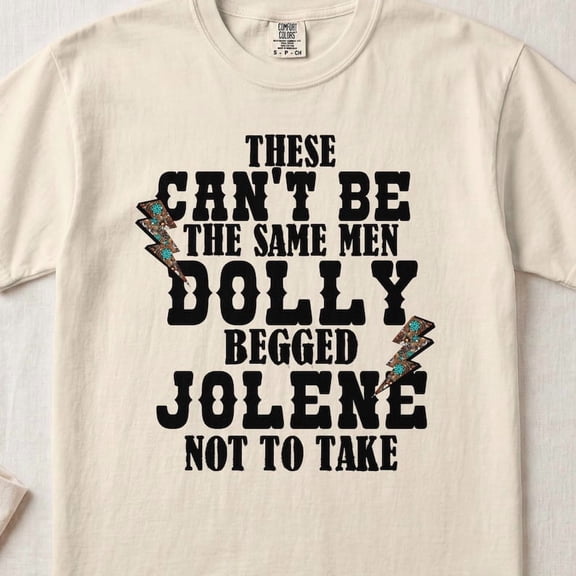 Funny Country Music T-Shirt, Dolly Jolene Western Graphic Tee, Cowgirl Shirt, Southern Nashville Concert Outfit