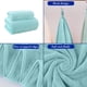 thumbnail image 4 of Juego de toallas de baño de lino suave | 1 toalla de baño y 1 toallita | Toallas de secado rápido y alta absorción para adultos | Baño, gimnasio y playa, 4 of 6