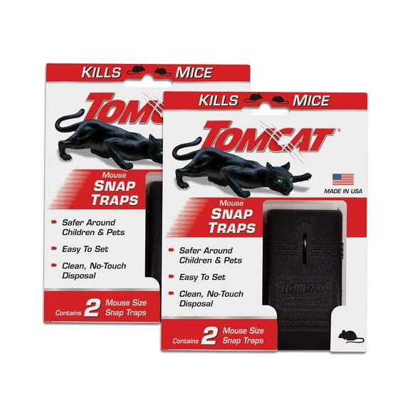 Tomcat Mouse Snap Traps 2-Pack