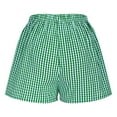 thumbnail image 3 of Ahdbta Boxer Shorts for Women Gingham Pajama Summer Casual Lounge Sleep Plaid Shorts Y2K Beach Bottoms, 3 of 6