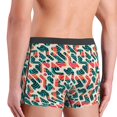 thumbnail image 4 of Men's Boxer Briefs, Circular Pattern Camouflage Soft Comfy Mens Underwear Boxer Briefs Breathable With Widen Waist, 4 of 7