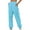 Sky Blue, variant on RQYYD Cargo Sweatpants for Women Baggy Casual Fleece Joggers Drawstring High Waisted Fall Fashion Sweatpants with Pockets
