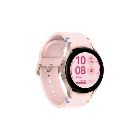 Samsung - Galaxy Watch FE Smartwatch 40mm BT with Pink Band - Pink Gold