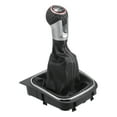 thumbnail image 1 of Perilla de cambio manual de 6 velocidades con cubierta - Perilla de palanca de cambios - para VW Golf 5 de cuero sintético - 1 pieza, 1 of 7