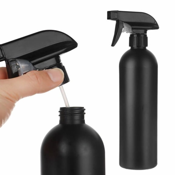 For Barber Hair Salon Plastic Bottle Spray Bottle Fine Mist Replacement 500Ml Black Diy Tool Dispenser Water Sprayer