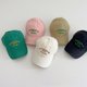 thumbnail image 2 of Gorra de bebé de estilo coreano, gorra de béisbol con protección solar de verano para niños, con aleros curvos para primavera y otoño, 2 of 5