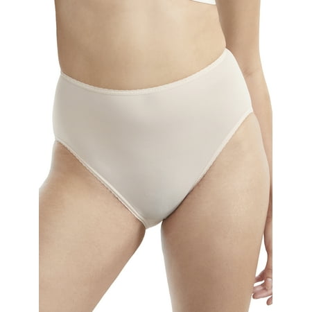 

Women s Bali DFSKHL Skimp Skamp High Leg Brief Panty (Soft Taupe M)